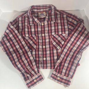 Vtg Levi’s 90s plaid button down